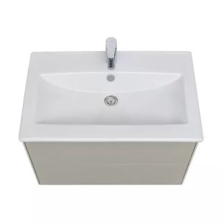 Тумба под раковину Акватон Сохо 75см слэйт/галька серая 1A258101AJ9A0